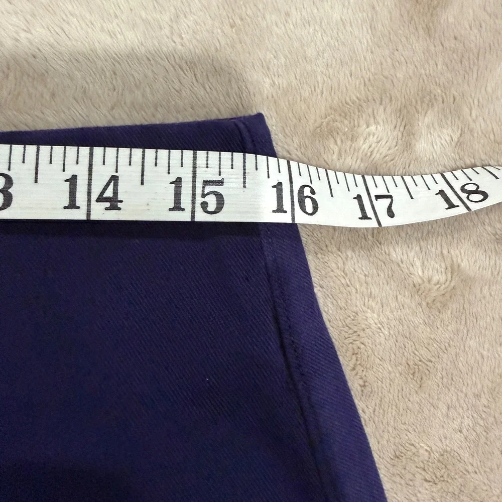 NEW Spanx Stretch Twill Mini Skirt Lapis Blue 21056R Womens Large‎ NWT